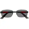 Image de Lunettes de soleil Isotoner  Lunettes de soleil mixte Noir métalliques P19269440