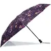 Image de Parapluies Isotoner  Parapluie Mini Auto Fleurs Aubergine P30647731