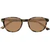 Image de Lunettes de soleil Isotoner  Lunettes de soleil Mixte Marron Ecaille P29758553