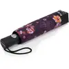 Image de Parapluies Isotoner  Parapluie Auto Fleurs Aubergine P30647740