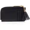 Image de Porte-monnaie Isotoner  Porte-Cartes Femme zippé Noir P30804306
