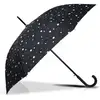 Image de Parapluies Isotoner  Parapluie Canne Auto Pois Noir/Jaune P31587636
