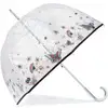 Image de Parapluies Isotoner  Parapluie cloche transparent PVC/Papillon rose P32814215