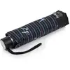 Image de Parapluies Isotoner  Parapluie Petit Prix Rayure Noeud Bleu P32798569