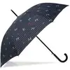 Image de Parapluies Isotoner  Parapluie Canne Auto Rayure Noeud Bleu P32814213