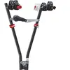 Image de Porte vélo d'attelage suspendu pour 2 vélos avec emplacement livre avec antivol fixation rapide sur boule Jupiter homologue TU