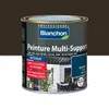 Image de Peinture multi-supports application extÃ©rieur Brun sÃ©pia RAL 8014 2L BLANCHON