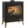 Image de invicta - poÃªle Ã  bois fonte 9kw noir - p610449