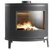 Image de PoÃªle Ã  bois en fonte Invicta Kaori 9 kW - Rdt: 75% - CO: 0,10% - BÃ»ches 58 cm - Fonte