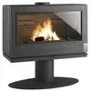 Image de PoÃªle Ã  bois ELTON 12 kW - Rdt: 75% - BÃ¢ches 80 cm - 100% fonte - Anthracite