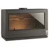 Image de PoÃªle Ã  bois PRESTON - 12 kW - Rdt: 75% - B. 80 cm - 100% fonte - Anthracite