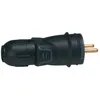 Image de Fiche 2P+T - mÃ¢le - 16A - IP44 - noir LEGRAND