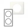 Image de Plaque CÃ©liane Memories 2 postes Yesterday (blanc)