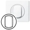 Image de Enjoliveur large CÃ©liane pour interrupteur , va-et-vient ou poussoir Soft - Blanc - Legrand