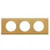 Image de Celiane plaque 3 postes bronze dore