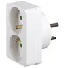 Image de Adaptateur 2P+T 2 fiches Legrand 16 A vers socle 20 A