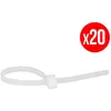 Image de Pack de 20 colliers de serrage - 3,5 x 280 mm - transparent LEGRAND