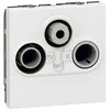 Image de Prise TV LEGRAND FM Sat Mosaic Blanc 2 Modules