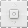 Image de Interrupteur Individuel de Volets Roulants LEGRAND Mosaic 2 Modules Blanc