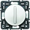 Image de Interrupteur silencieux rond blanc bouton tige vertical