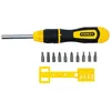 Image de Tournevis porte-embouts a cliquet STANLEY 0-68-010 + 10 embouts