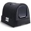 Image de Maison De Toilette Pour Chat Anthracite