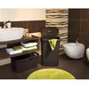 Image de CURVER Coffre Ã  linge My Style - Aspect rotin - 55 L - Noir