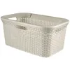 Image de Panier Ã  linge Style 45 L Blanc vintage Curver