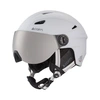 Image de Cairn - Casque de ski/snowboard à visière - Electron Visor White - Taille 59-60 cm - Blanc