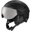 Image de Cairn - Casque de ski/snowboard à visière - Electron Visor Mat Black - Taille 57-58 cm - Noir