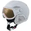 Image de Casque de ski à Visière Cairn Helios Evolight Nxt (Mat white - Photochromique NXT 1-3)