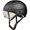 Image de Casque VÃ©lo Cairn Fuse VisiÃ¨re Mat Metallic Noir Taille L