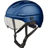 Image de Casque VÃ©lo Cairn Fuse VisiÃ¨re Mat Metallic Navy Taille M