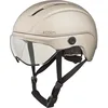 Image de Casque VÃ©lo Cairn Fuse VisiÃ¨re Mat Metallic Cream Taille M
