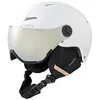 Image de Casque de ski à visière CAIRN Android Visor (Mat White Biscuit) Cat. 3