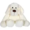 Image de Peluche Chien Flatoutou 50 Cm Blanc