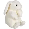 Image de Peluche Lapinou Assis Blanc - 22 Cm