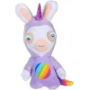 Image de Lapins Cretins Peluche Licorne Lapicorne Sonore Mauve