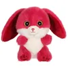 Image de Peluche - GIPSY TOYS - Lapin "CUTYDOOS" 13 CM - couleur framboise - RUBY