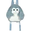 Image de Fluffy Bag - GIPSY TOYS - Sac Ã  dos en peluche - Lapin bleu et blanc 30 cm