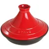 Image de Tajine Fonte ÃmaillÃ©e 28cm + Dome En CÃ©ramique Cerise 1302806