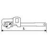 Image de clÃ© serre tubes - 632-10 SAM OUTILLAGE
