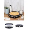 Image de CrÃªpiÃ¨re Electrique 38cm 1350W AntiadhÃ©sif Voyants Fond antidÃ©rapant Haute qualitÃ©