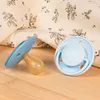Image de Lot De 2 Sucettes Rondes 6 Mois+ Originale Bleu Clair Et FoncÃ©