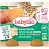 Image de Babybio Pots de Légumes Hachés Midi Végétariens - 6 Mois et + - Patate Douce, Lentilles, Lait de Coco 2x200g