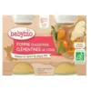 Image de Pots de fruits Babybio - 4 mois et plus - Poire - BIO 2x130 g