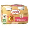 Image de Babybio Petits Pots Mirabelle Et Pomme 2x130g