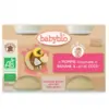 Image de Pots de Fruits Babybio - 6 Mois et + - Pomme, Banane & Lait de Coco - BIO 2X130G