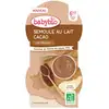 Image de Babybio Bol à Dessert - 6 mois et + - Semoule Lait Cacao - BIO 2X100G