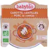 Image de Babybio Assiette Mezzogiorno - 15 mois et plus - Carotte, Lentilles, Porc - BIO 260 g